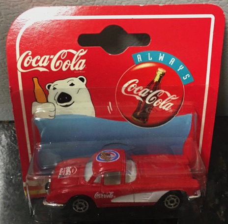 01055-2 € 5,00 coca cola auto sportwagen rood wit ( 1x in plastic verpakking).jpeg